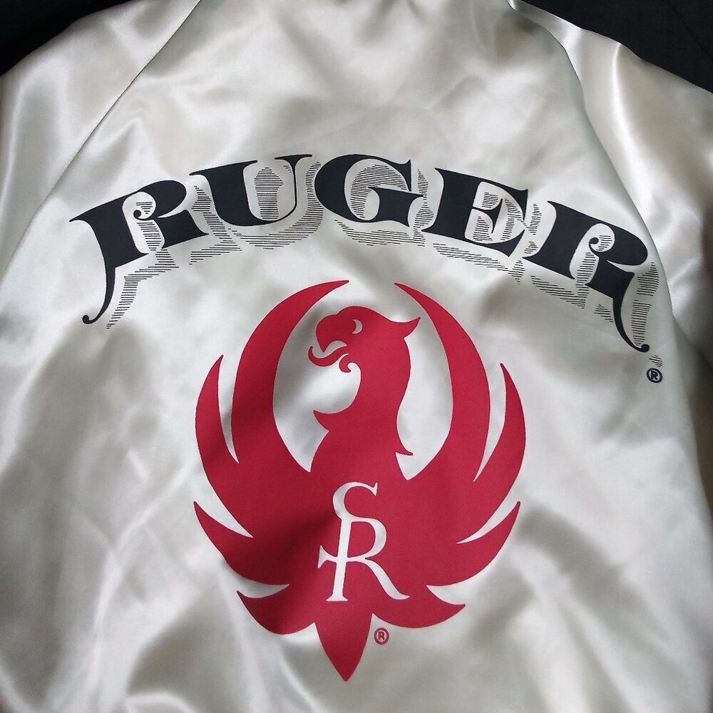 Deadstock Vintage Ruger Firearm Satin Jacket